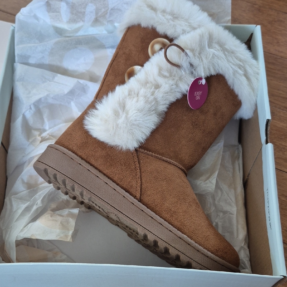 Cozy Brown Faux Fur Boots